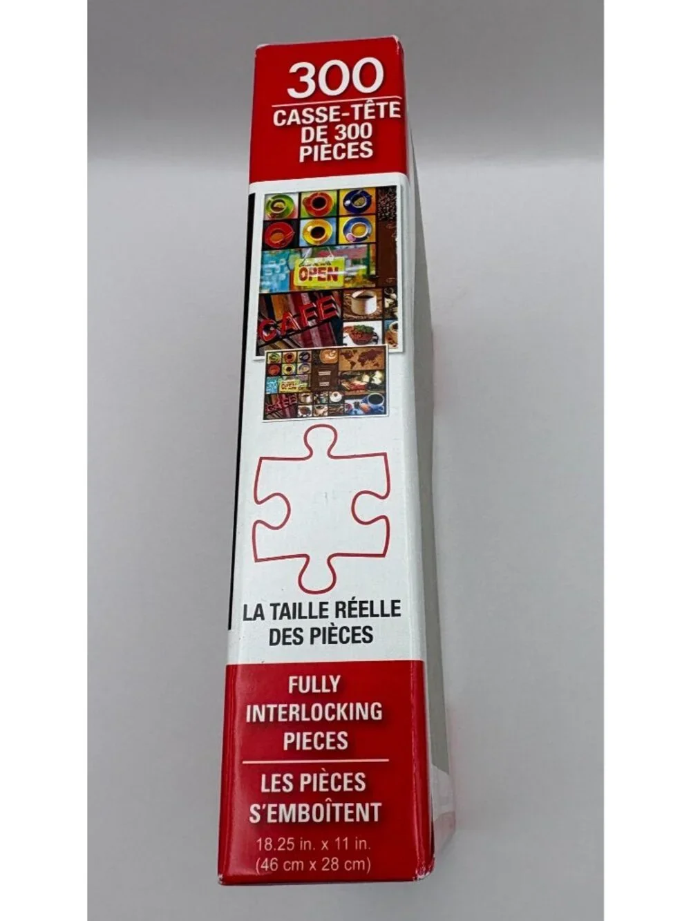 Cra-Z-Art Collage Collection Puzzle My Favorite Drink 300 Piece Coffee Theme NEW